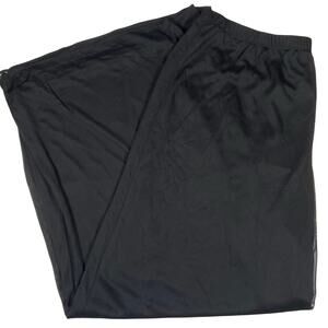 MSK Pants Women's Size 1X Black Poly Sheer Wide Leg Elastic Waist Lined Dressy